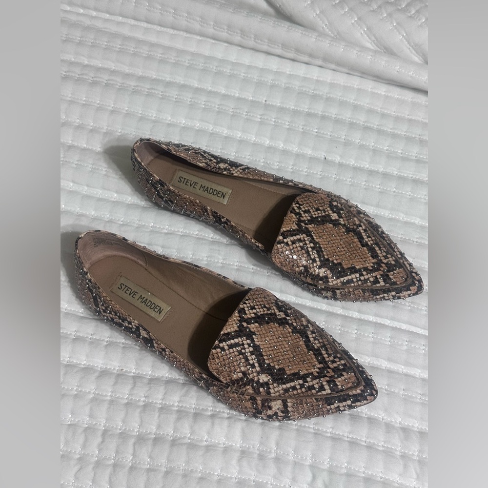 Steve Madden Snakeskin Loafer